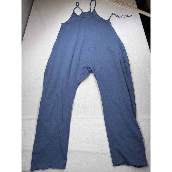 Free People FP Movement Women's Hot Shot Romper Jumpsuit Misty Blue Small NWOT - Picture 4 of 7